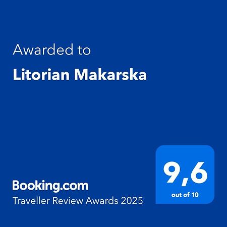 Litorian Makarska Lejlighed Eksteriør billede